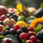 assorted fresh fruits display
